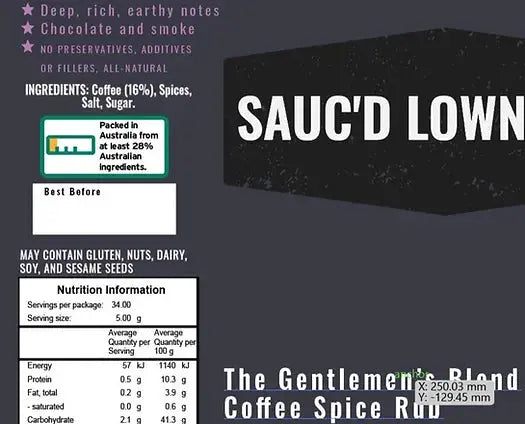 Saucd Lownslow The Gentlemans Blend Coffee Spice Rub Saucd Lownslow