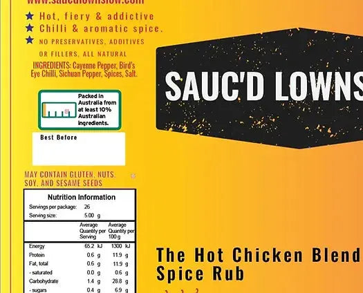 Saucd Lownslow The Hot Chicken Blend Spice Rub Saucd Lownslow
