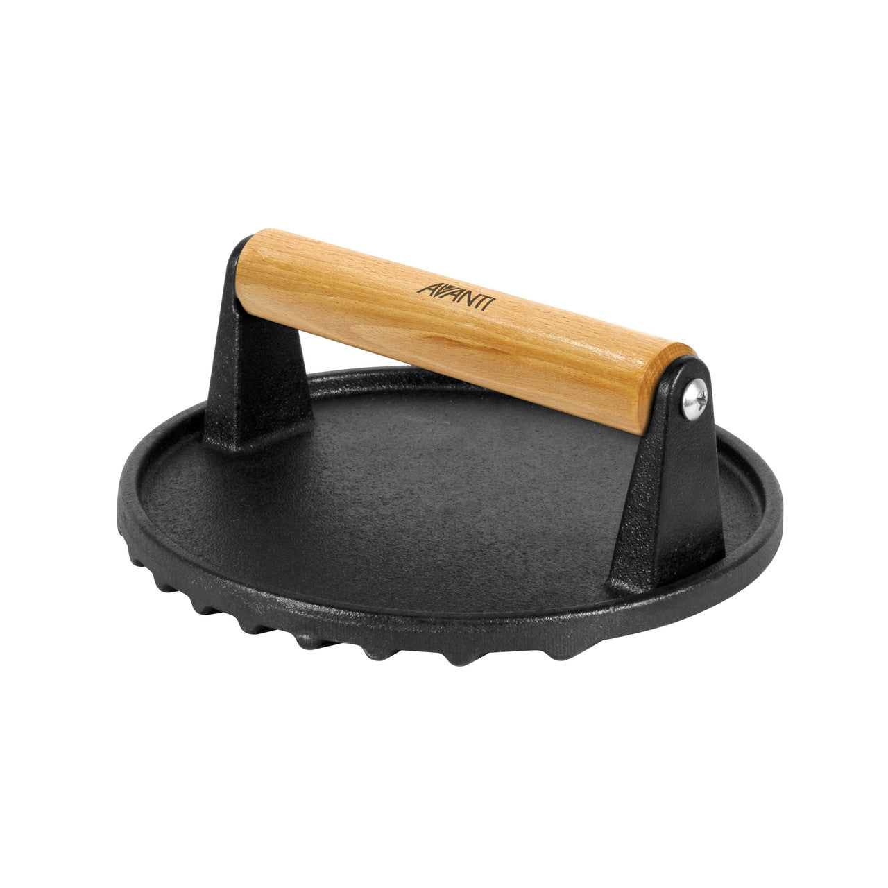 Avanti Cast Iron Round Burger Smasher