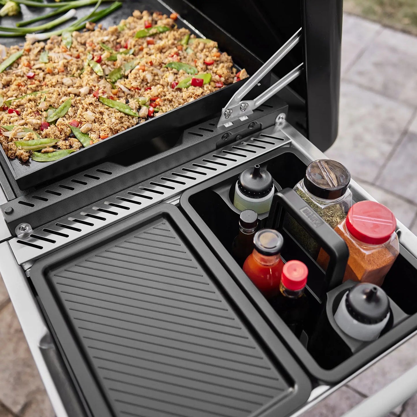 Weber Works Caddy with Tray Lid Weber