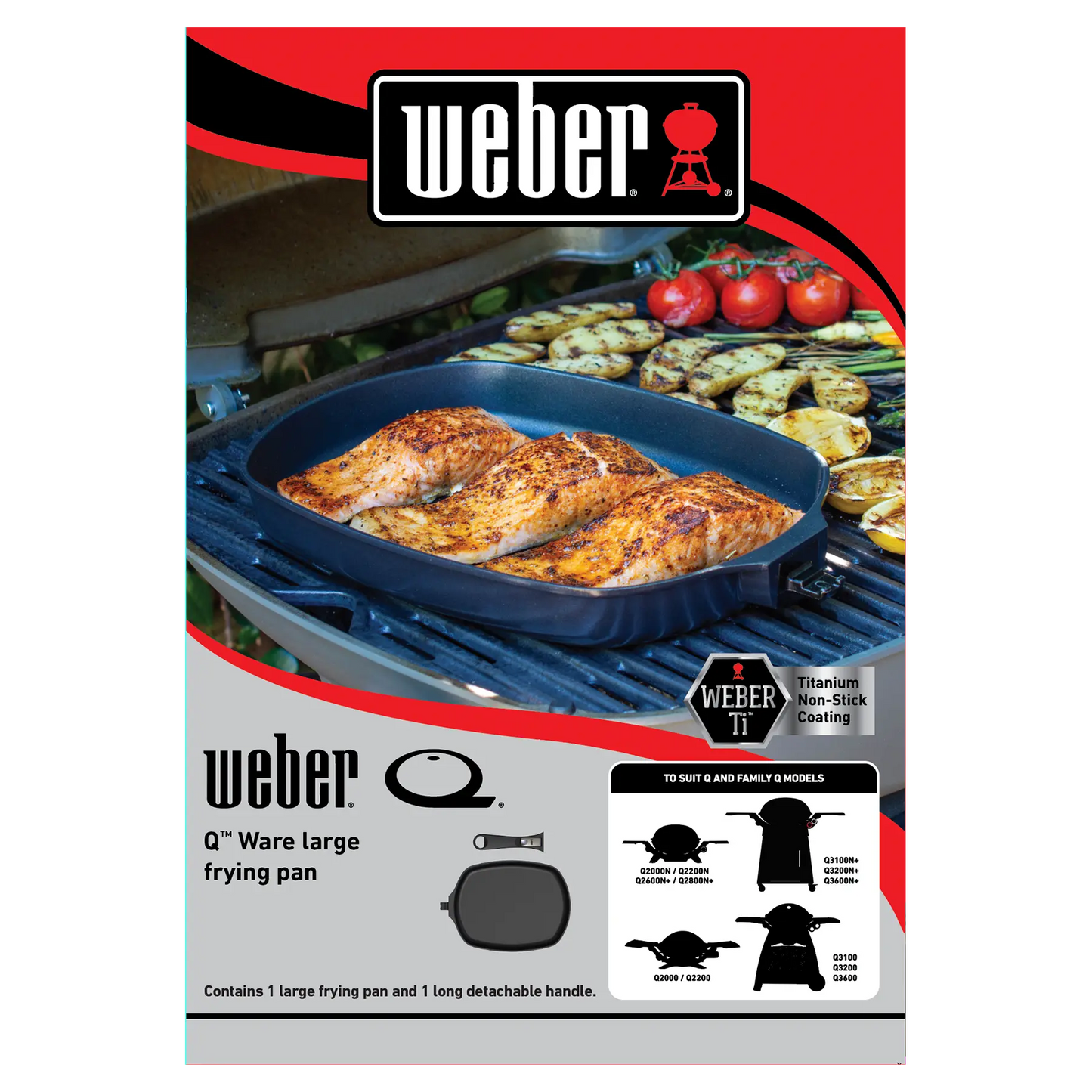 Weber Q Ware Large Frying Pan Weber