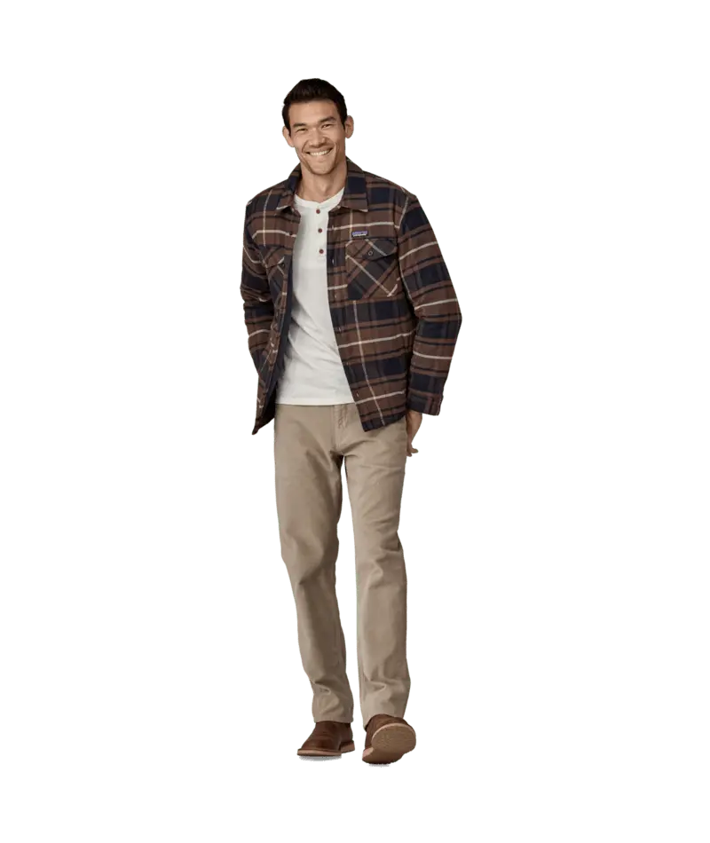 Patagonia Mens LW Insulated Fjord Flannel Shirt Patagonia
