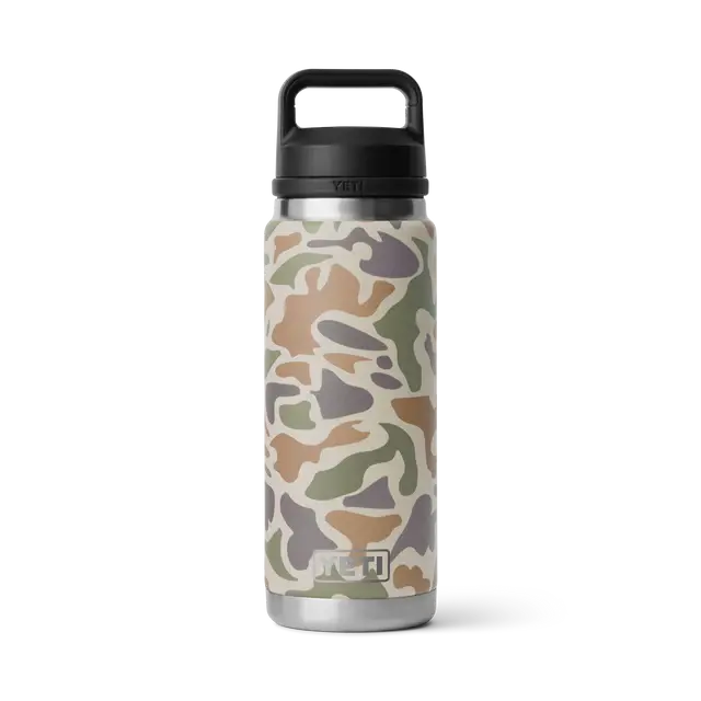 Yeti Rambler 26 oz Straw Bottle Tan Camo Yeti