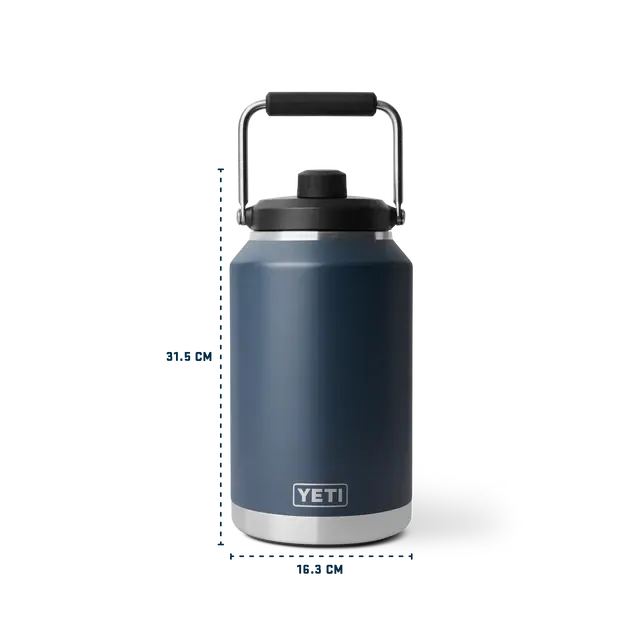 Yeti Rambler One Gallon Jug 2.0 Rescue Red Horizon Leisure