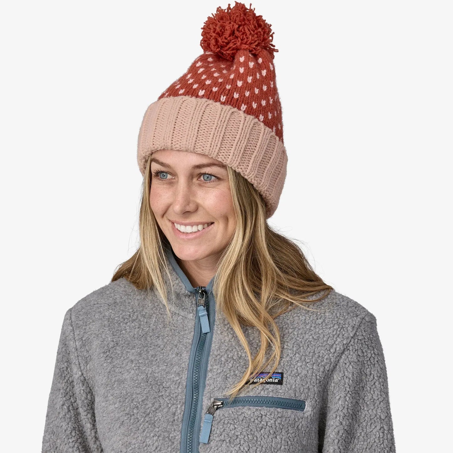 Patagonia Snowbelle Beanie Ridge Burl Red Patagonia