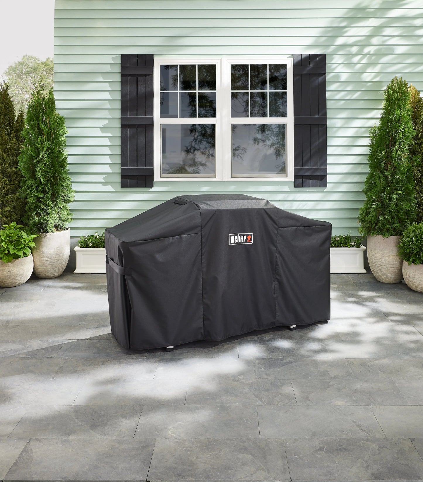 Weber Slate Tabletop Griddle and Stand cover Weber