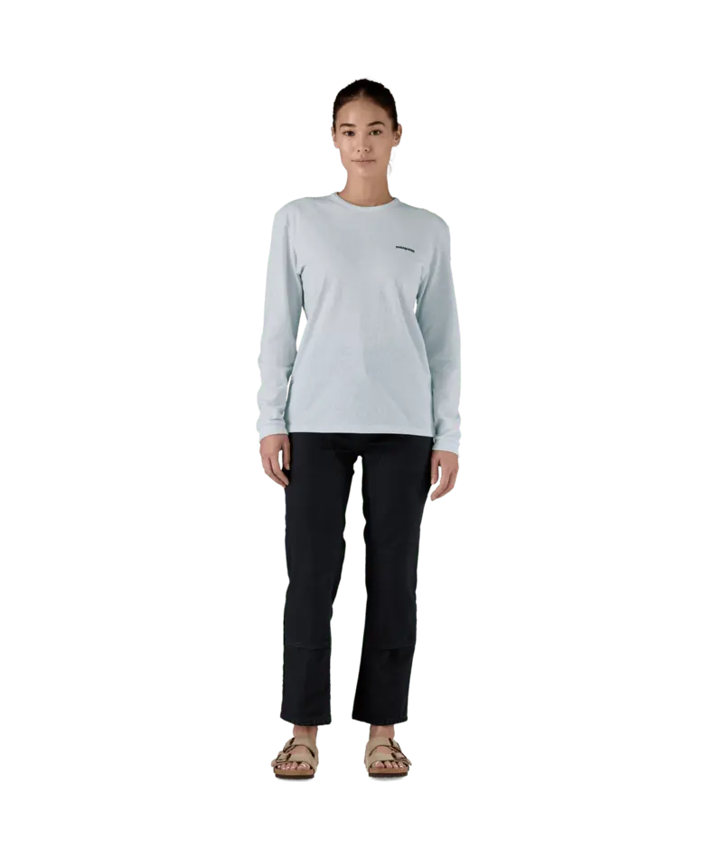 Patagonia Womens Long-Sleeved P-6 Logo Responsibili-Tee Patagonia
