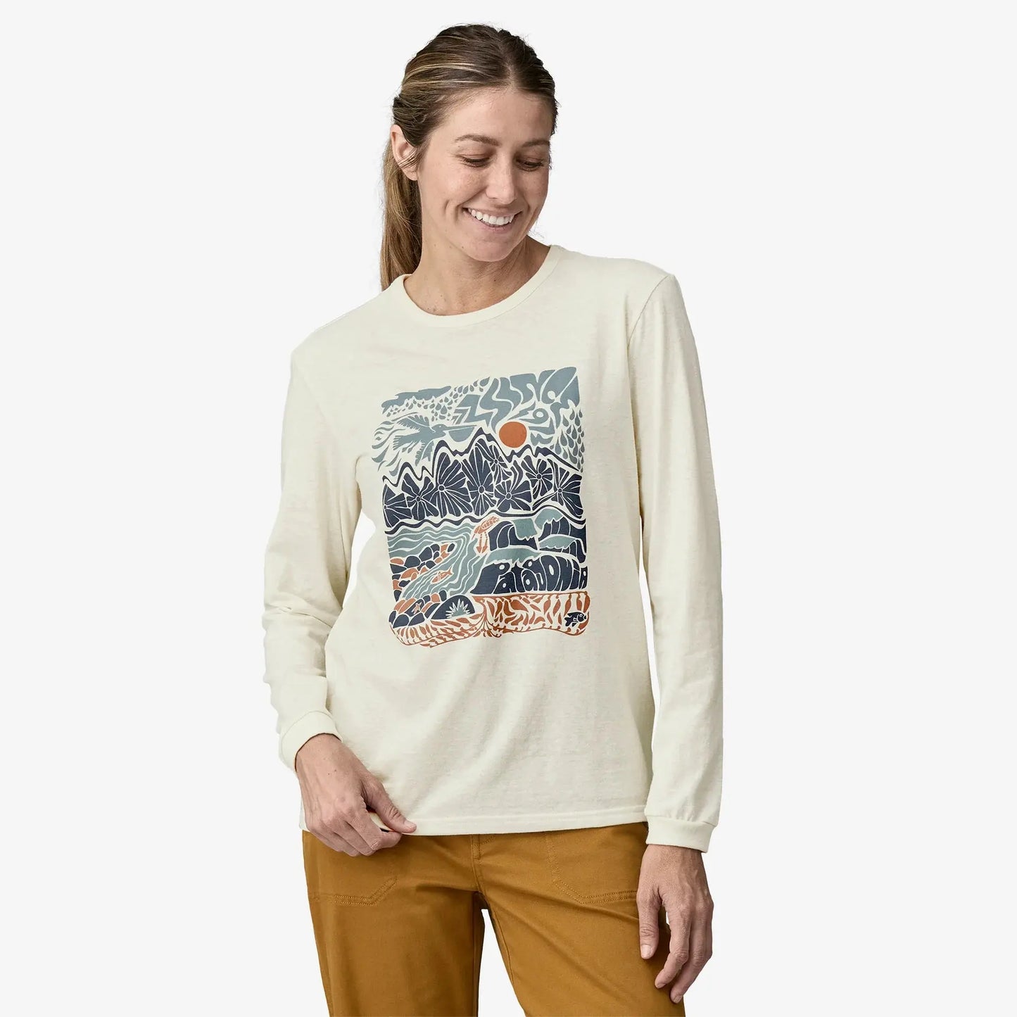 Patagonia Womens L/S Seadaze Responsibili-Tee Patagonia