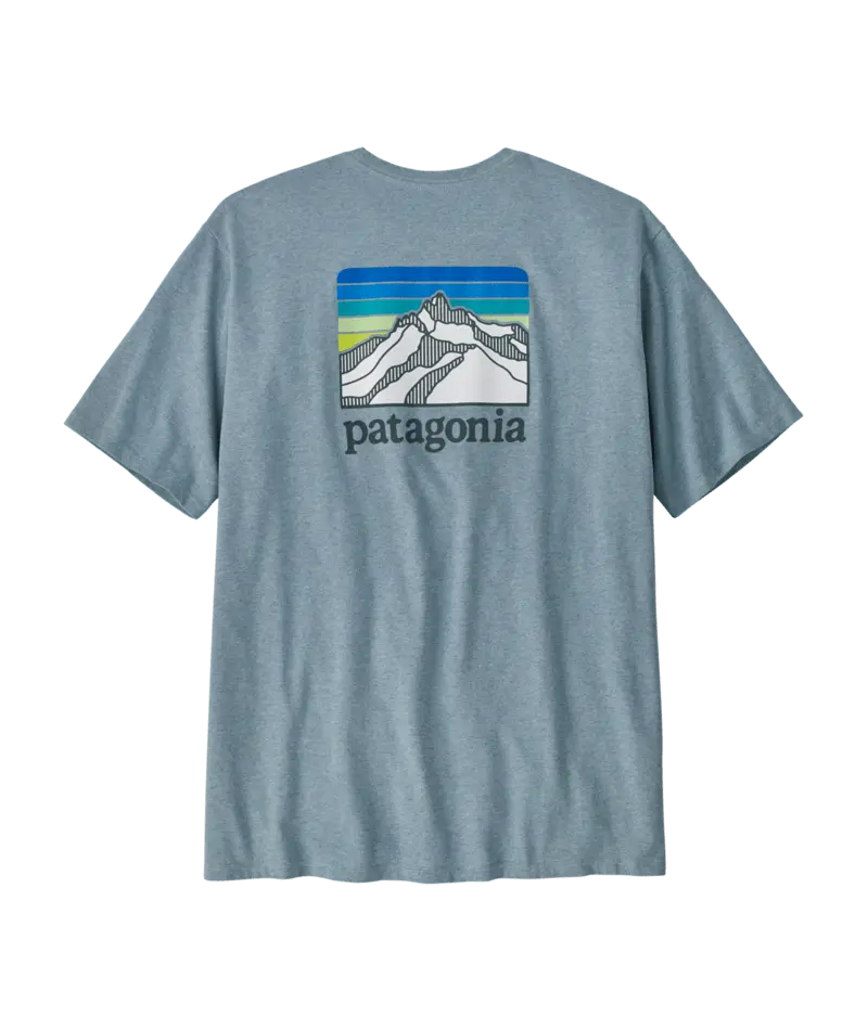 Patagonia Mens Line Logo Ridge Pocket Responsibili-Tee Patagonia