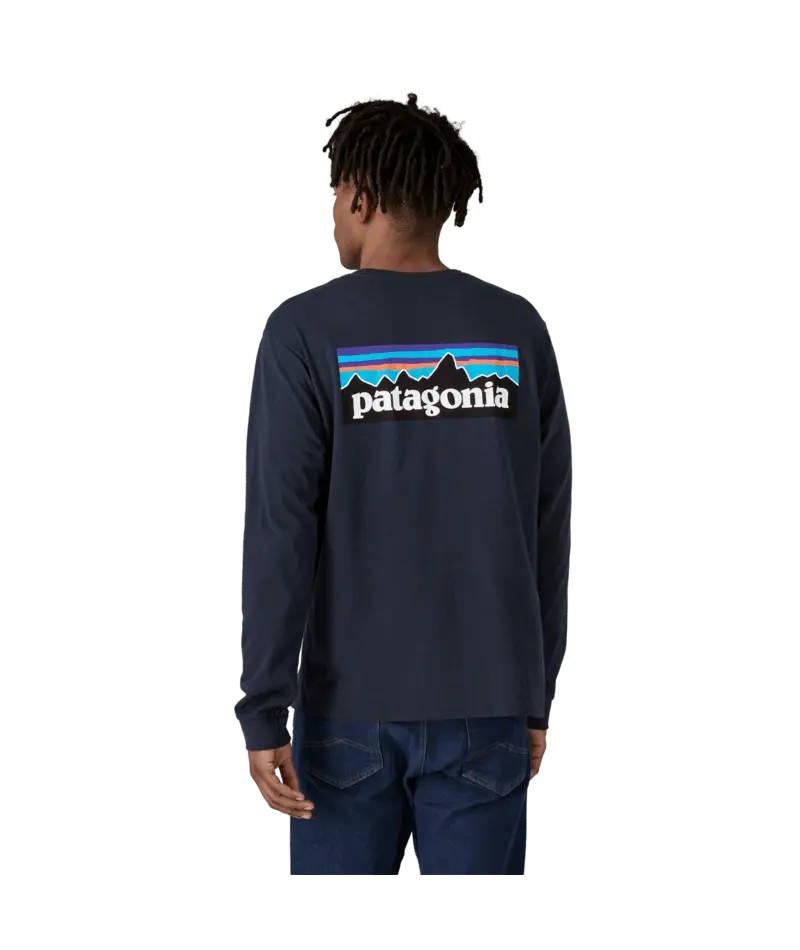 Patagonia Mens Long-Sleeved P-6 Logo Responsibili-Tee Patagonia