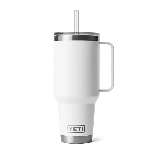 Yeti Rambler 42 oz Straw Mug White Yeti
