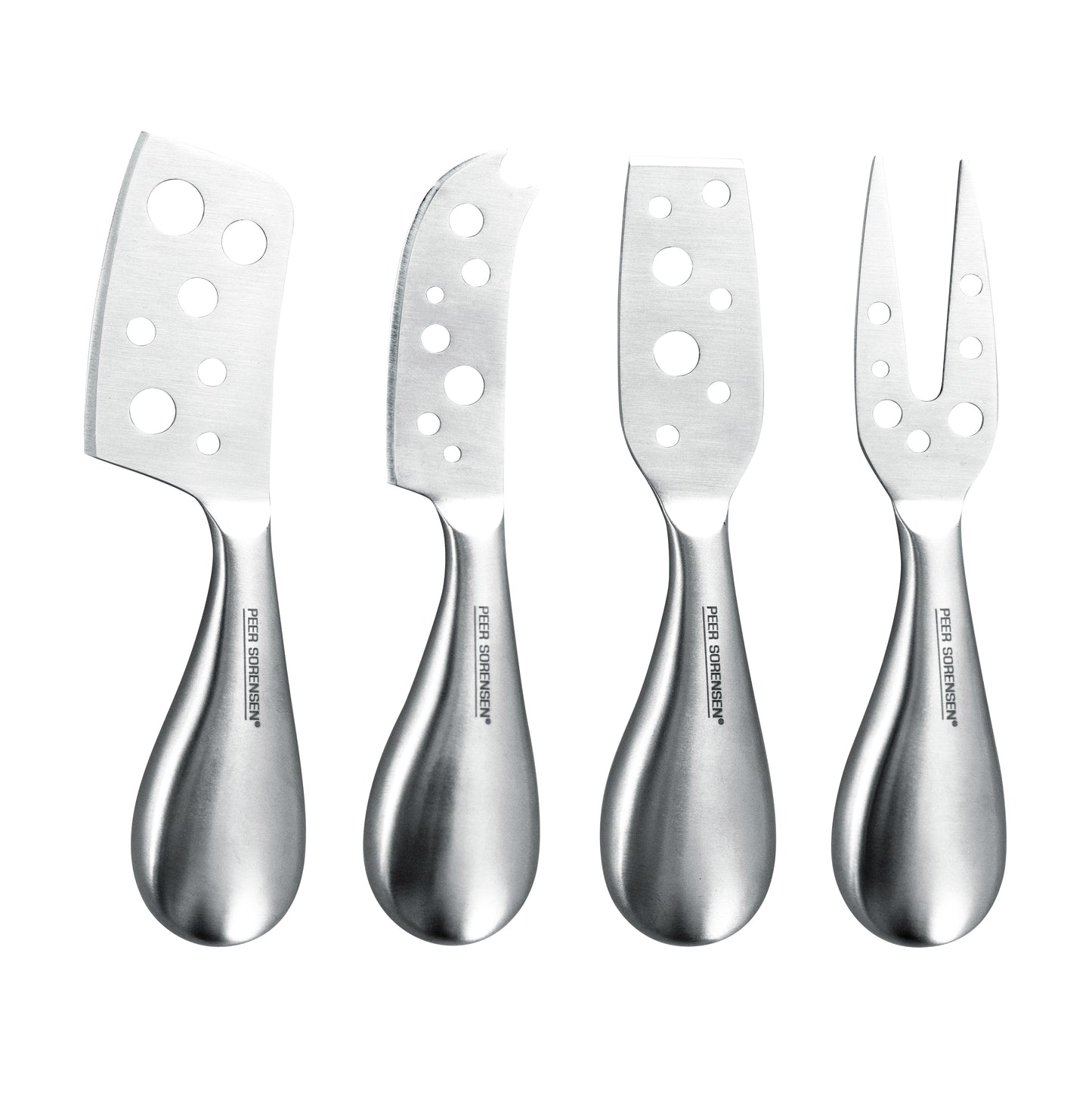 Peer Sorensen Stainless Steel Cheese Knife Set 4pce