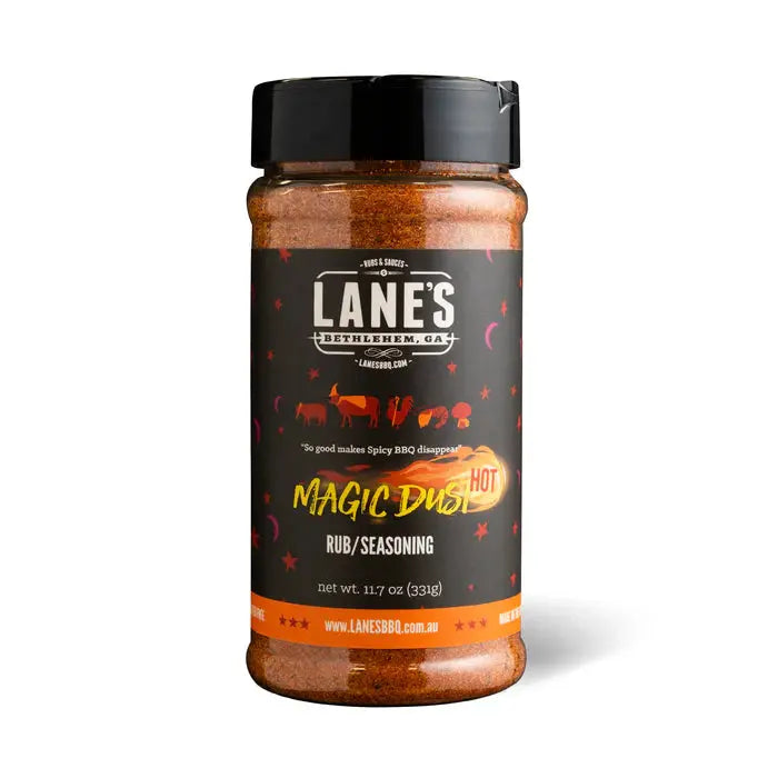 Lanes BBQ Magic Dust Hot Rub Pitmaster 331g lanes