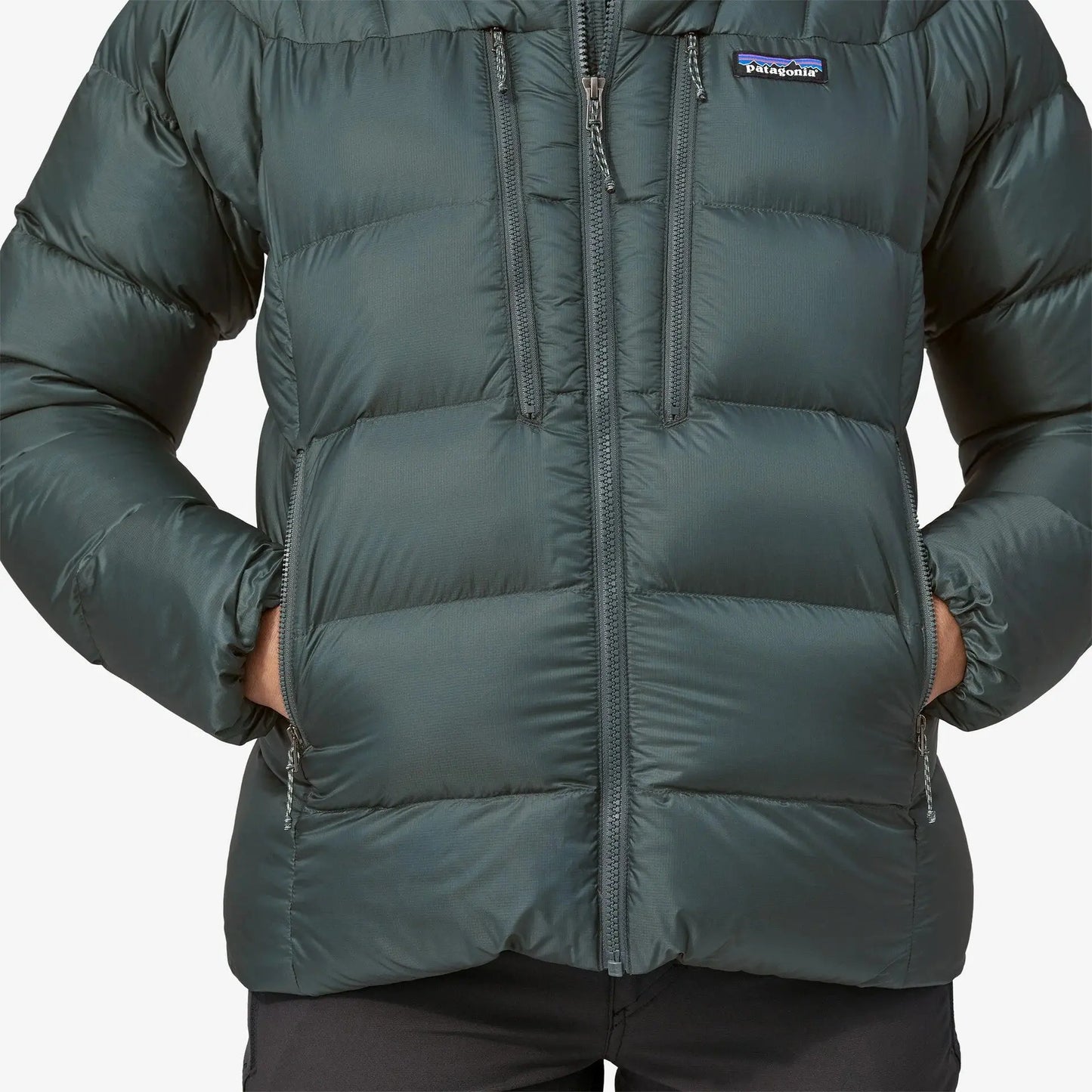 Patagonia Womens Fitz Roy Down Hoody Black Patagonia