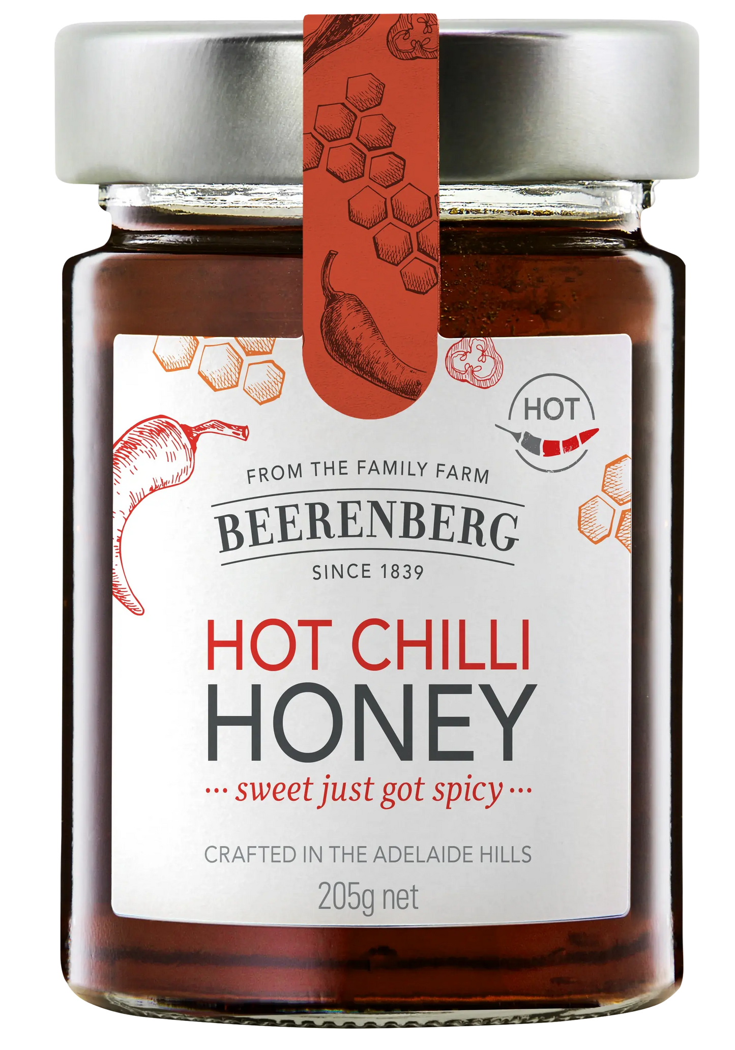 Beerenberg Hot Chilli Honey 205g Beerenberg