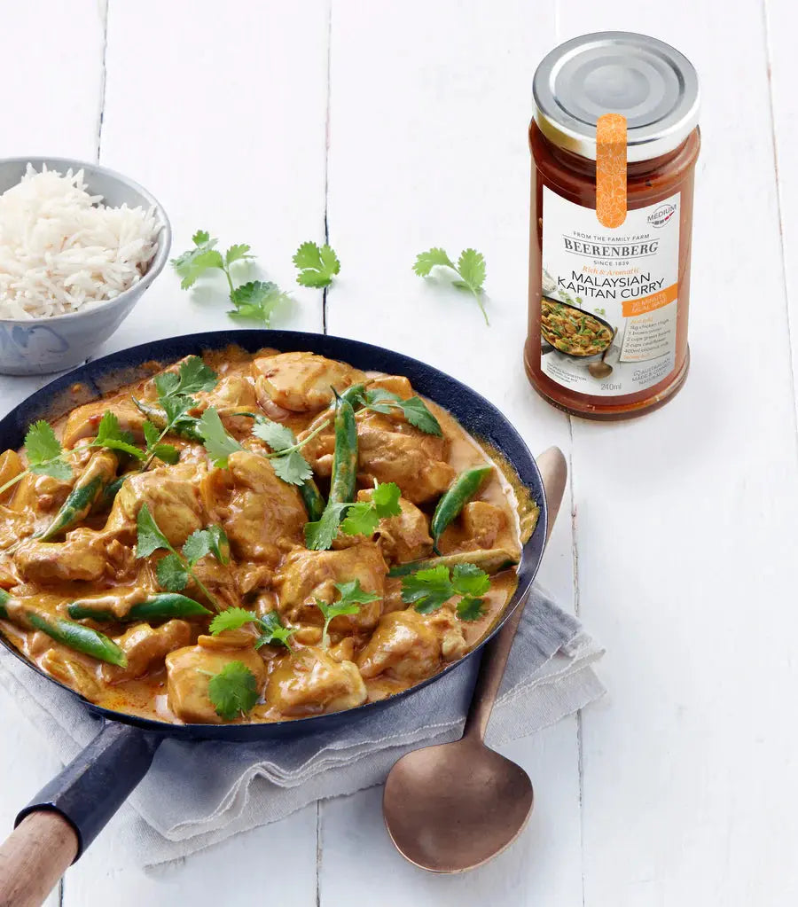 Beerenberg Malaysian Kapitan Chicken Curry Meal Base 240ml Beerenberg