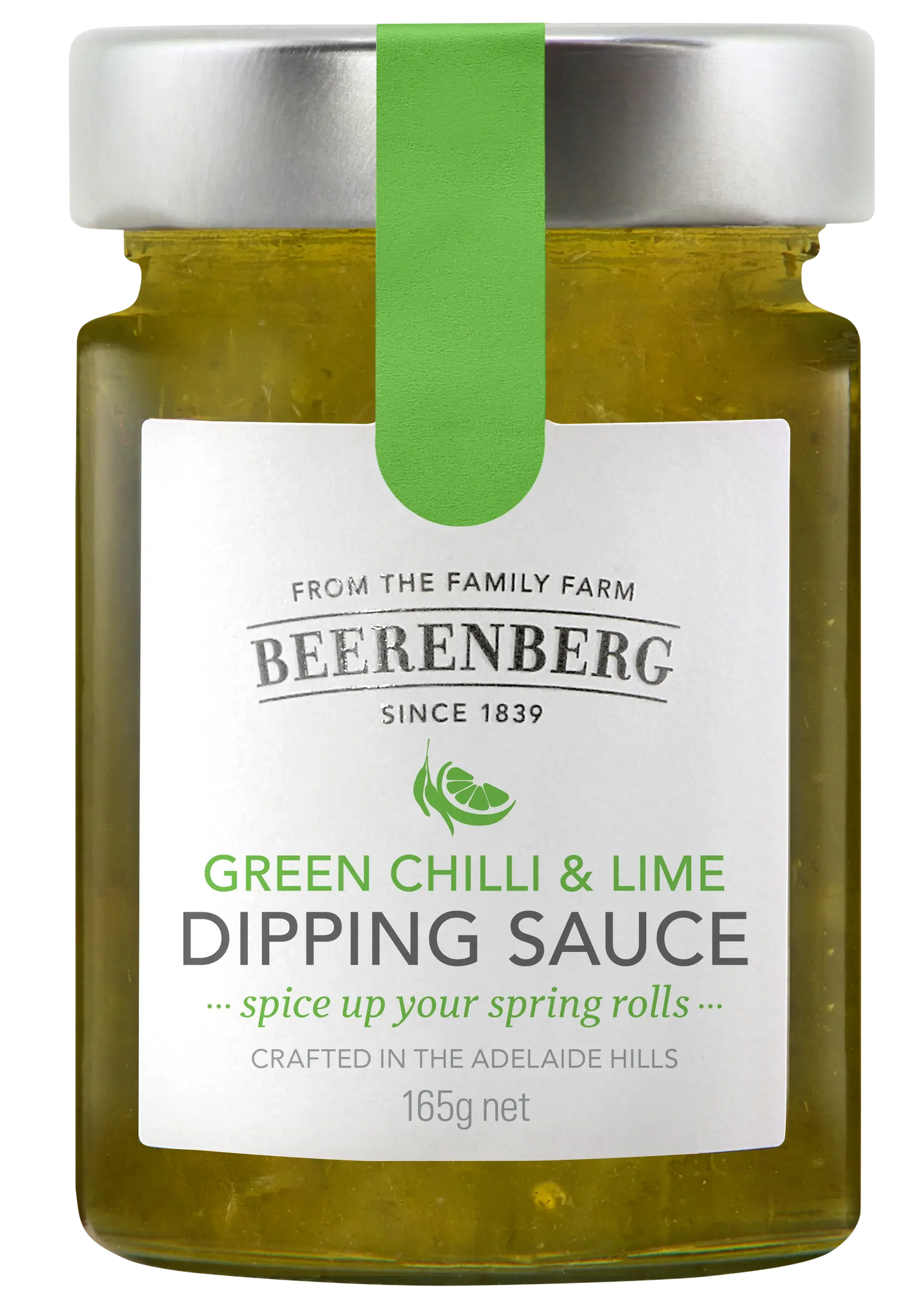 Beerenberg Green Chilli & Lime Dipping Sauce 165g Beerenberg
