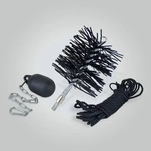 Forge 6 Pull Through Flue Brush Kit - 10m Rope Forge