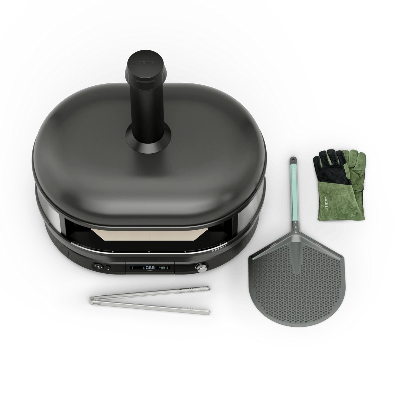 Gozney Dome2 Black Bundle - Dome / Gloves / Tongs / 14"Peel