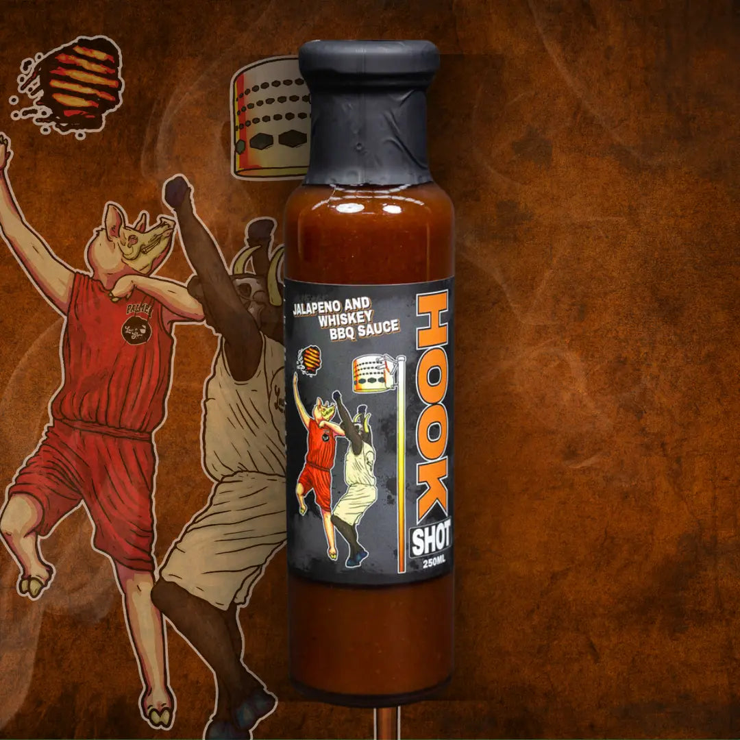 Low and Slow Basics Hook Shot Jalapeno and Whiskey BBQ Sauce 250ml Low and Slow