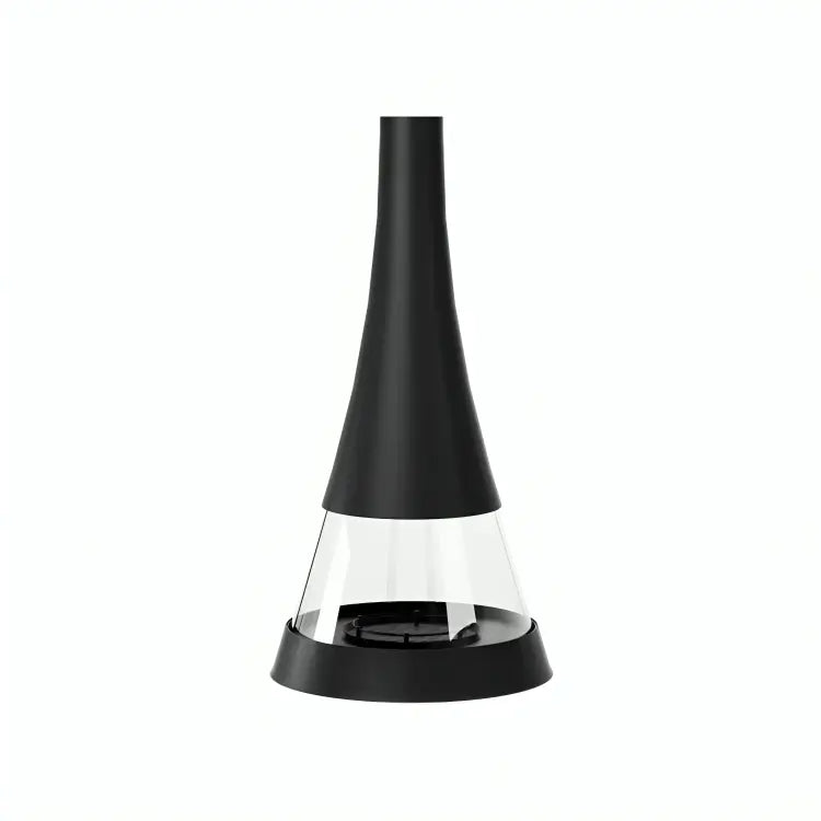 JC Bordelet LINEA914 Central Fireplace with glass enclosure Bordelet
