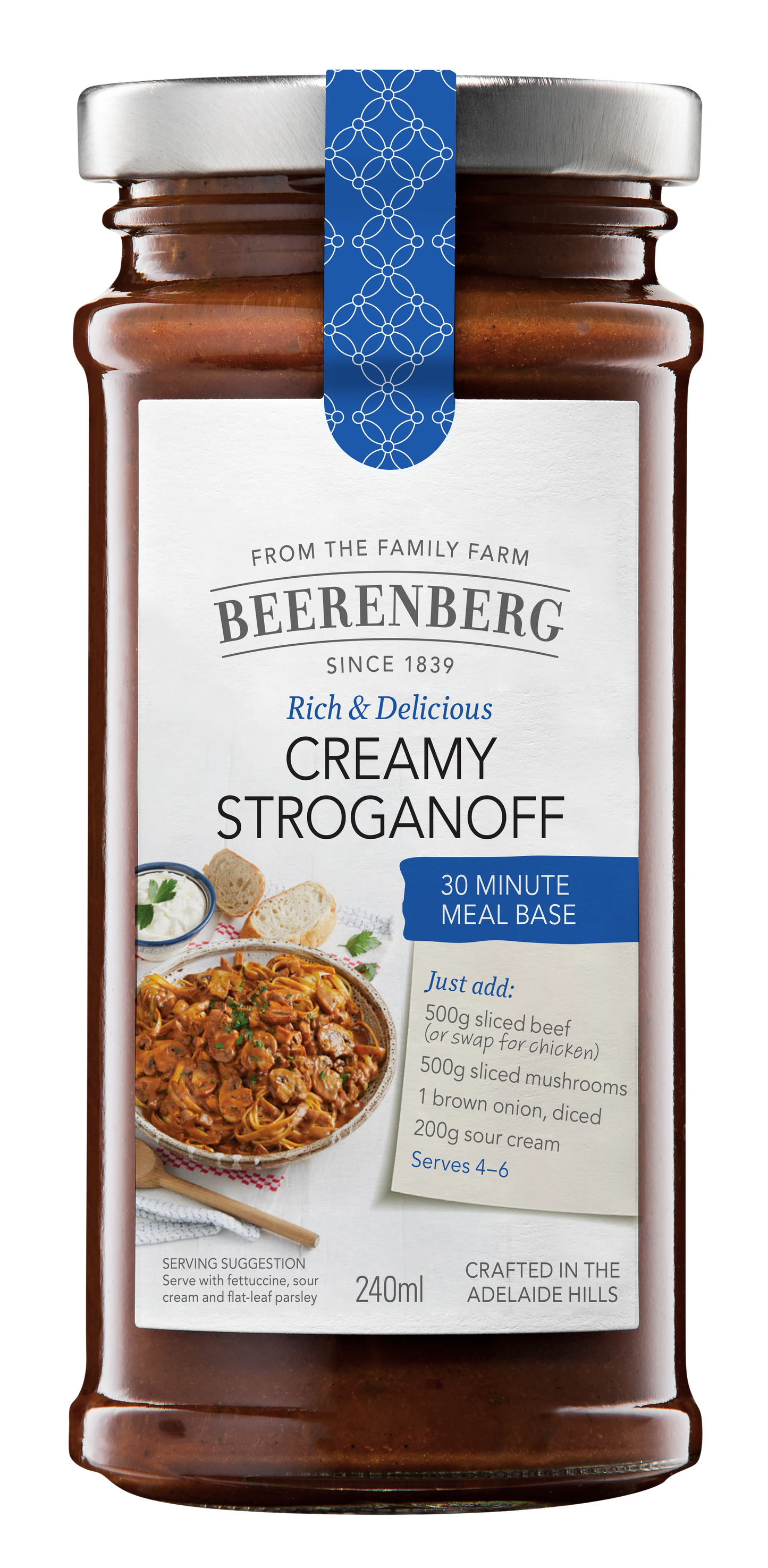 Beerenberg Mushroom Stroganoff Meal Base