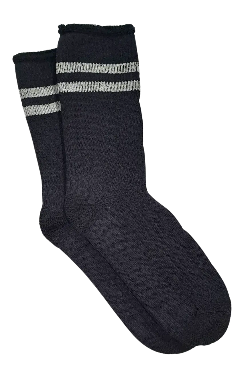 Merino Treads Liberty Legs Midnight Black Merino Treads