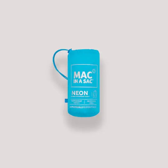 Mac In a Sac Packable Jacket Neon Blue