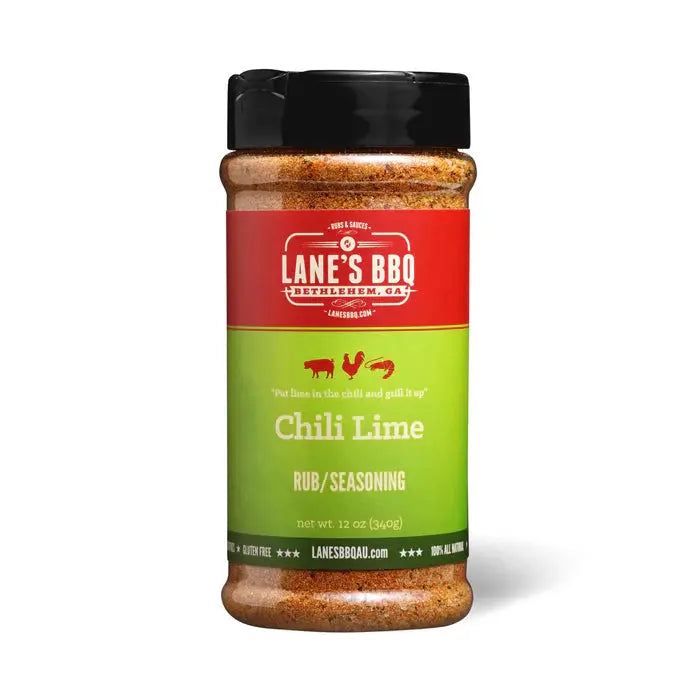 Lanes BBQ Chili Lime Rub / Seasoning 340g lanes