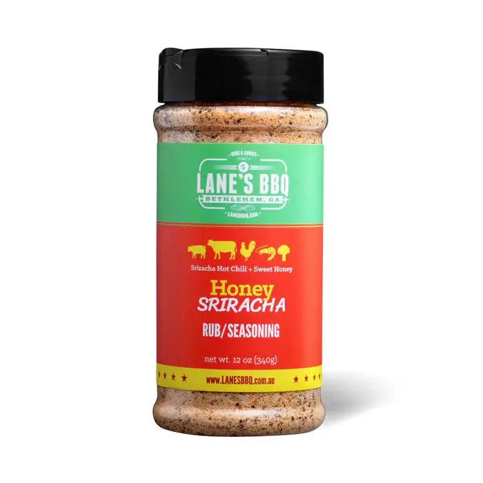 Lanes BBQ Honey Sriracha Rub/seasoning 340g lanes