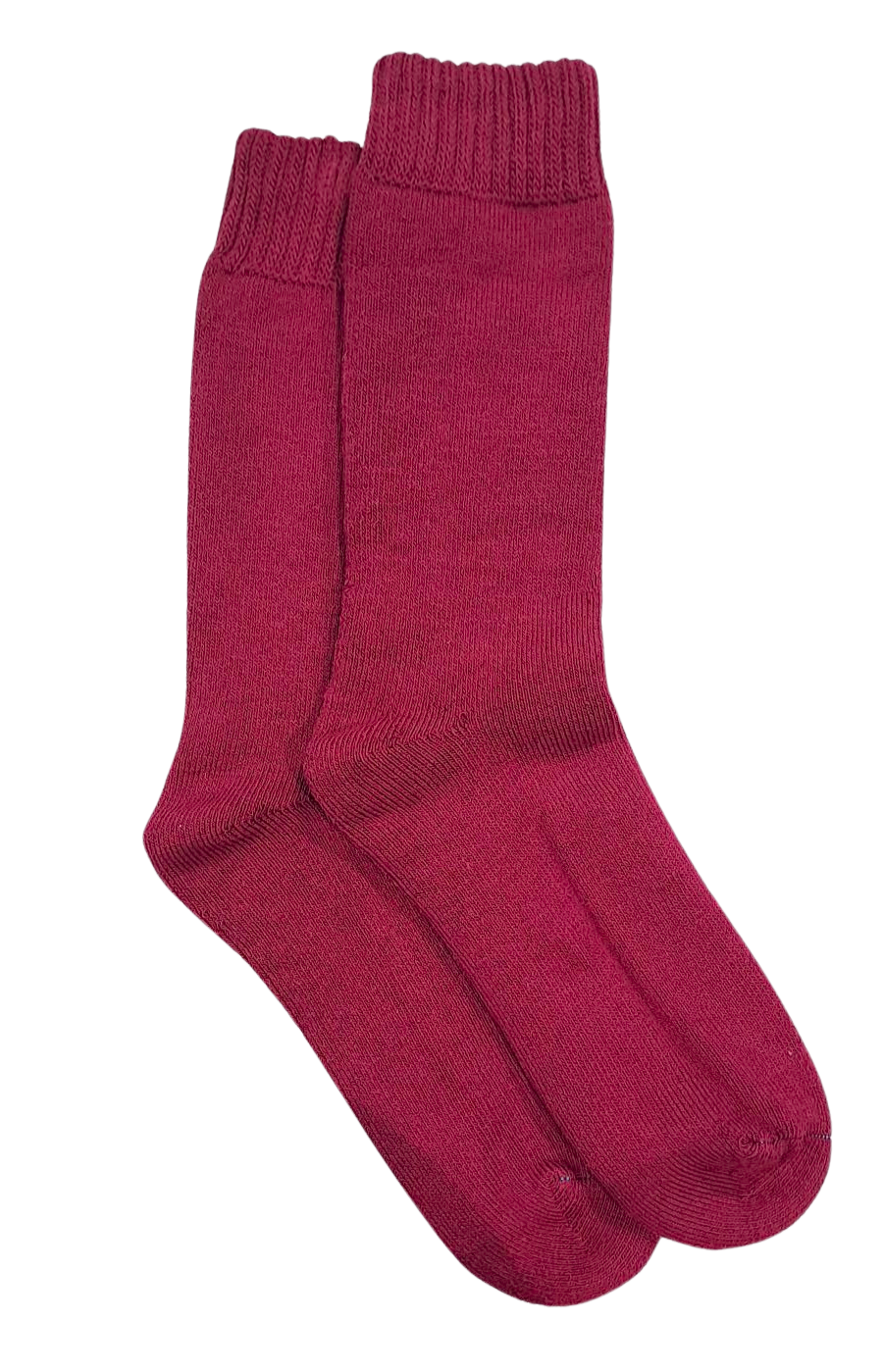 Bamboo Extra Thick Sock M4-6 W6-8 QLD Maroon