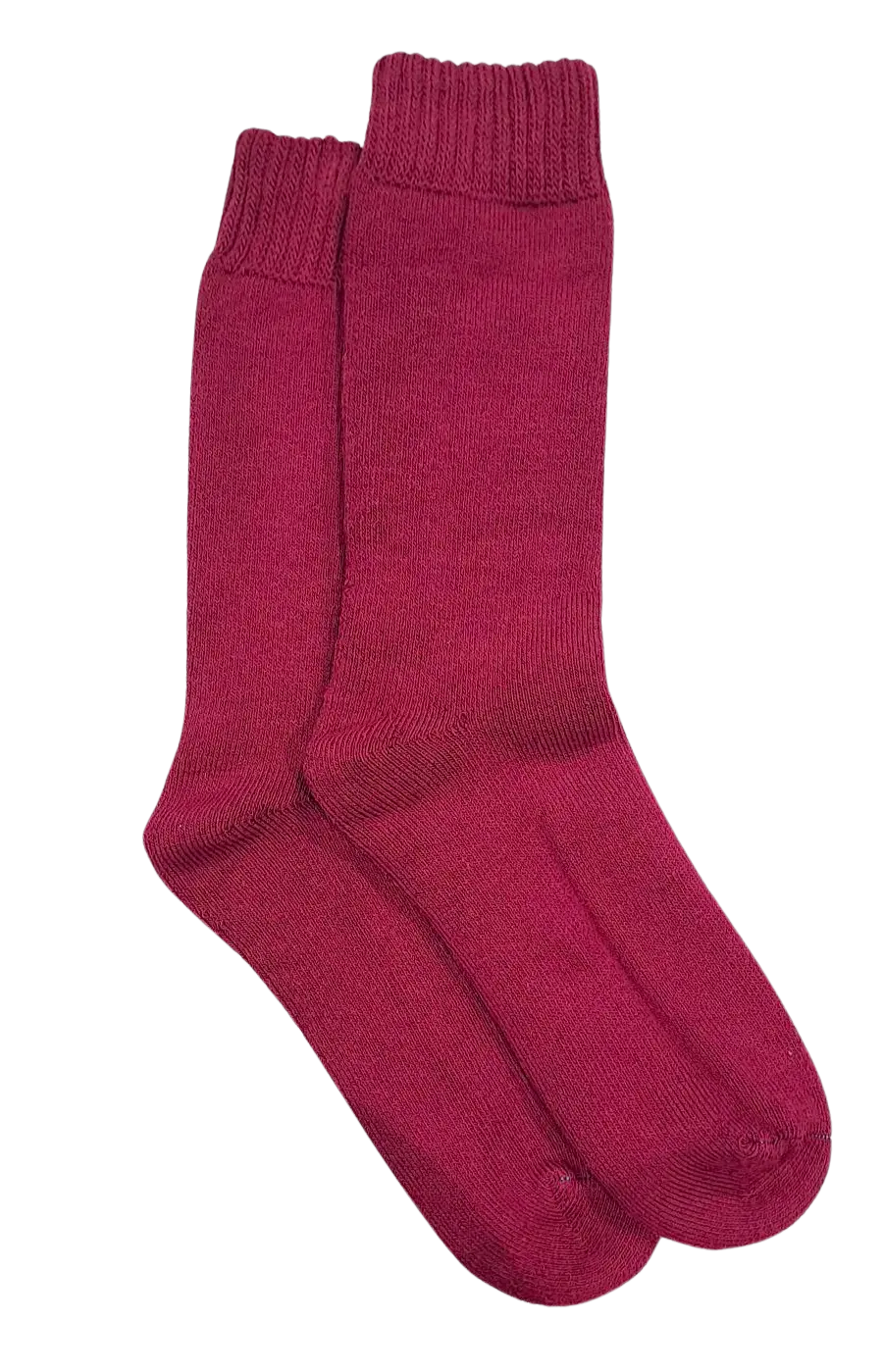 Bamboo Extra Thick Sock M4-6 W6-8 QLD Maroon Bamboo Textiles