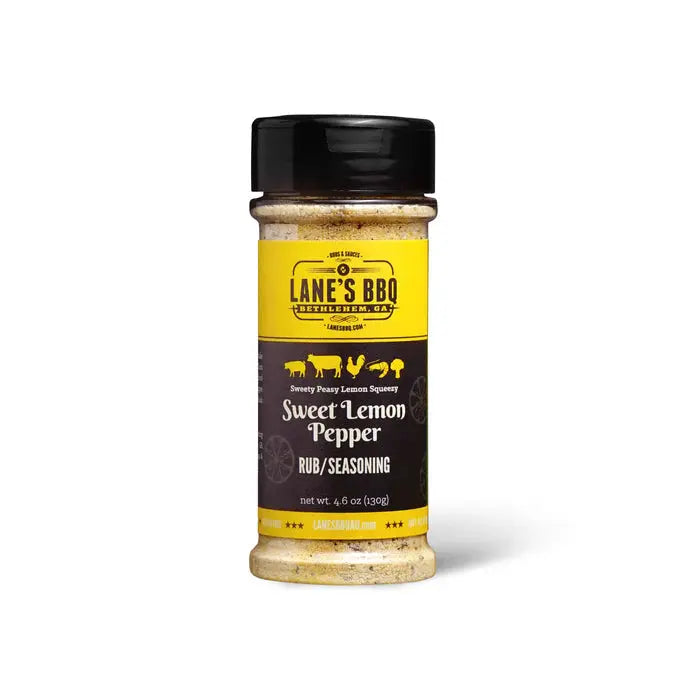 Lanes BBQ Sweet Lemon Pepper Rub/seasoning 130g lanes