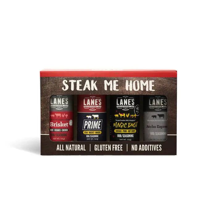 Lanes BBQ Steak Me Home 4 Rub Gift Set lanes