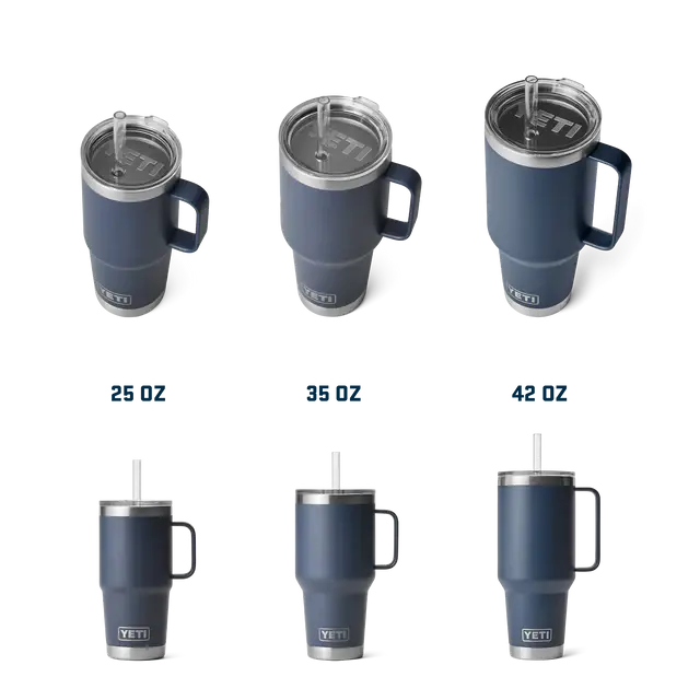 Yeti Rambler 35 oz Straw Mug Black Yeti
