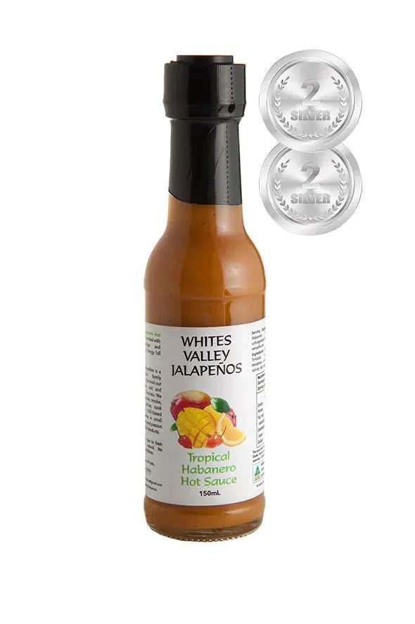 Whites Valley Jalapenos Tropical Habenero Sauce 150ml Whites Valley