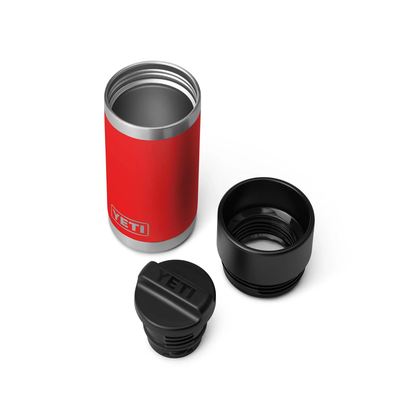 Yeti Rambler 12 oz Bottle Hotshot Rescue Red Yeti
