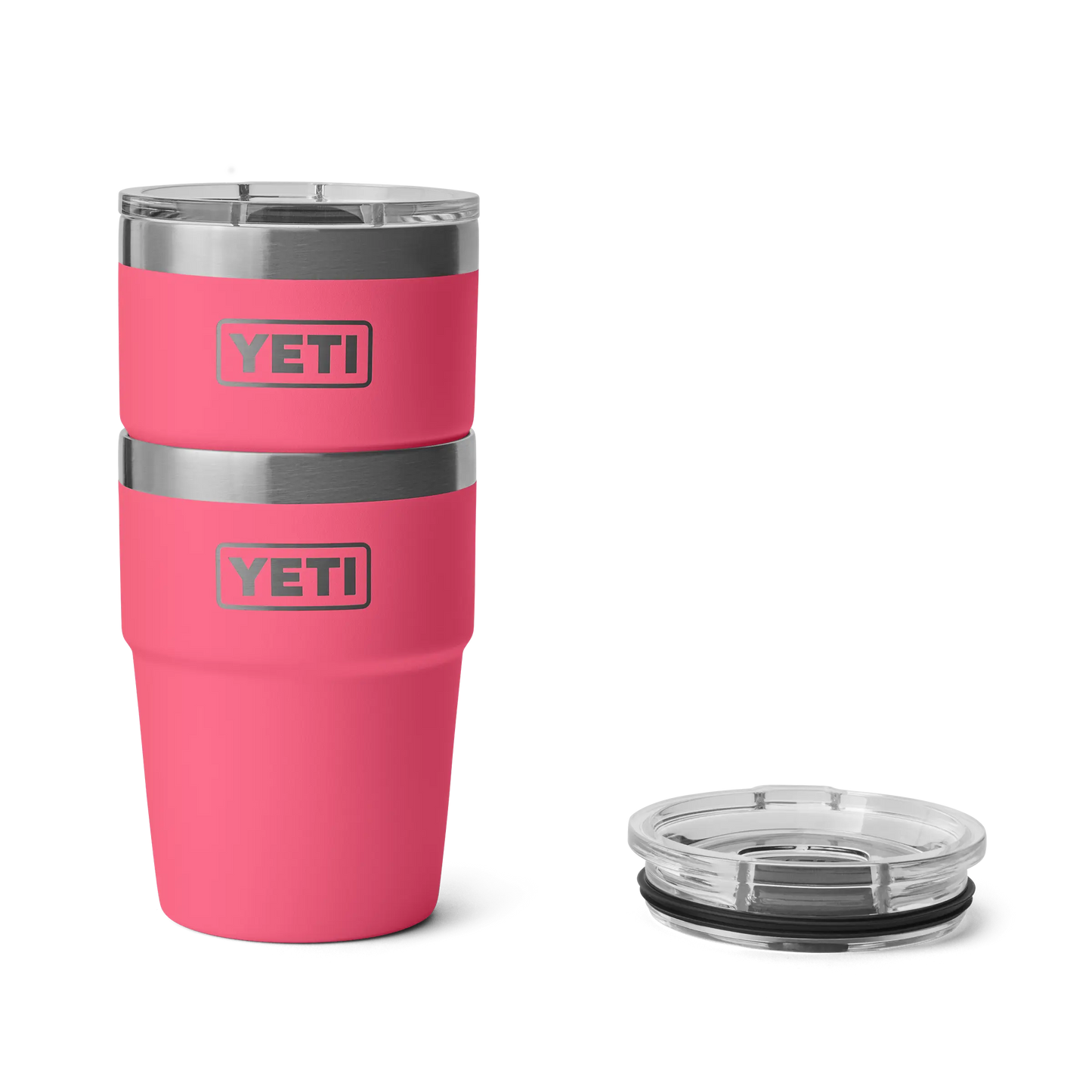 Yeti Rambler 16oz Stackable Cup Tropical Pink Yeti