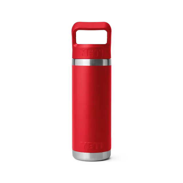 Yeti Rambler 18 oz Straw Bottle Rescue Red Yeti