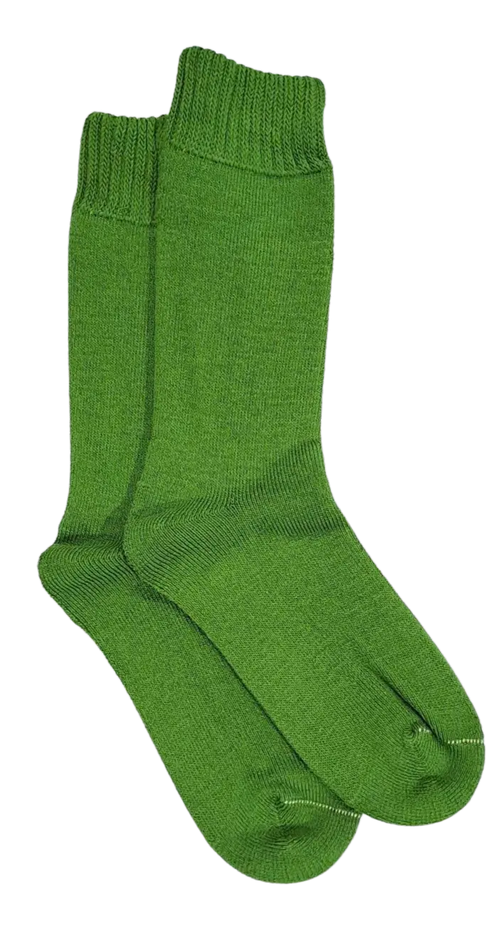 Bamboo Extra Thick Sock M4-6 W6-8 Dark Green Bamboo Textiles