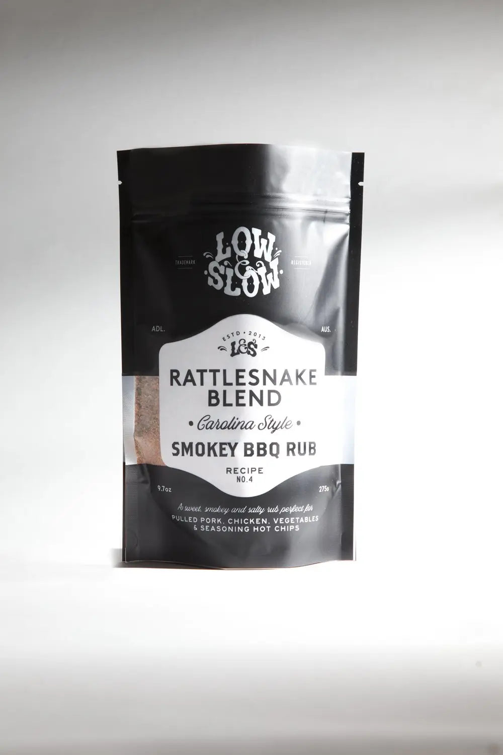 Low & Slow Rattlesnake Blend Smokey BBQ Rub Low and Slow