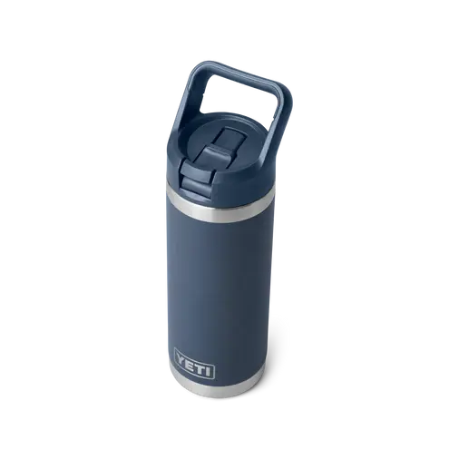 Yeti Rambler 18oz Straw Bottle Navy Yeti