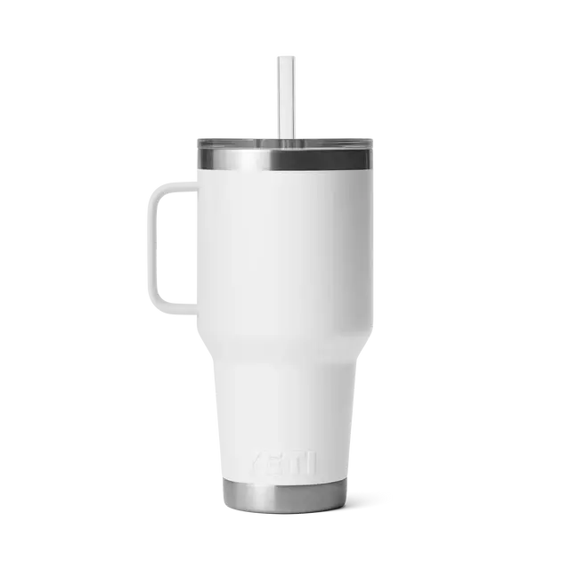 Yeti Rambler 35 oz Straw Mug White Yeti