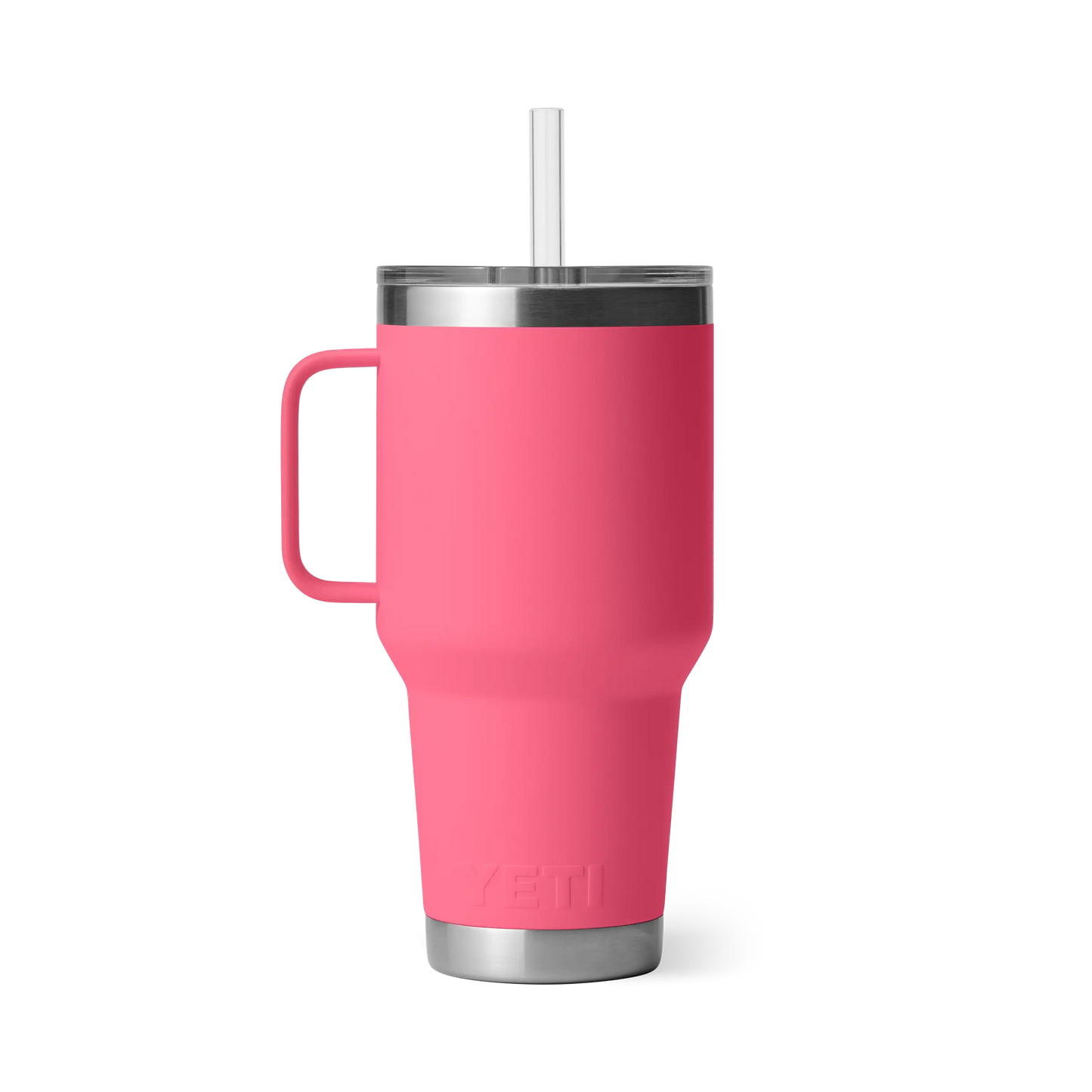Yeti Rambler 35 oz Straw Mug Tropical Pink Yeti