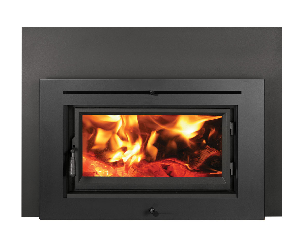 Lopi Flush Wood Medium NexGen Firebox (Fans Included) With Times Square Black Face