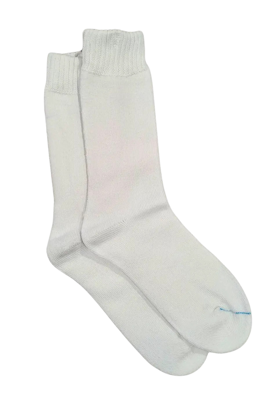 Bamboo Extra Thick Sock M4-6 W6-8 White Bamboo Textiles