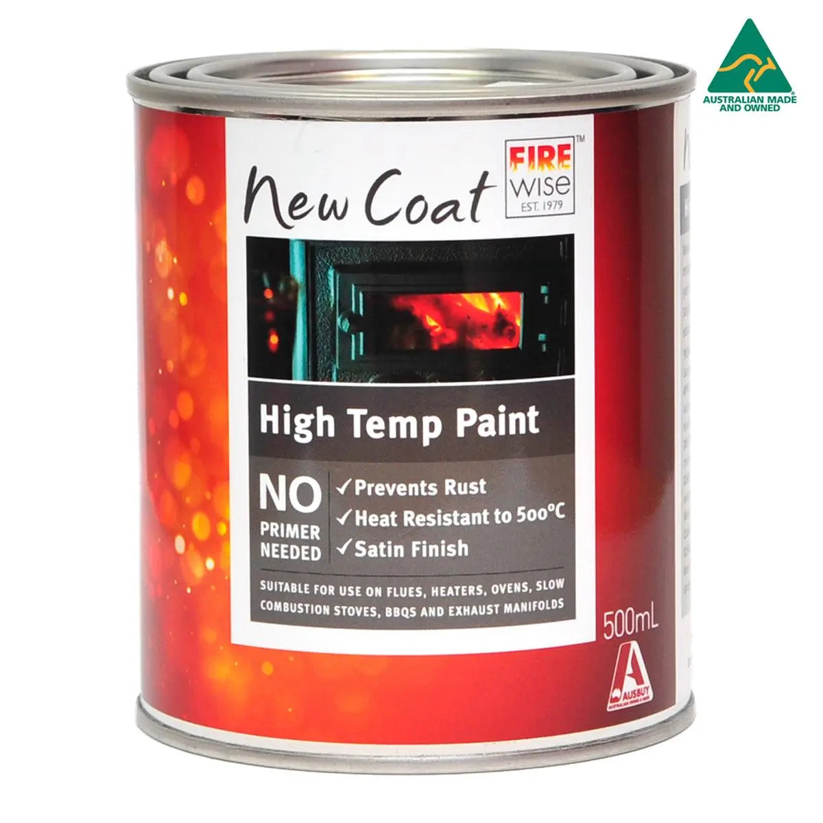 HI-T POT BELLY BLACK PAINT 250ML - Horizon Leisure
