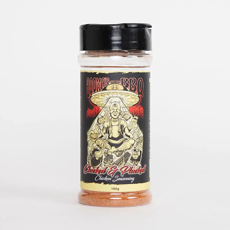BOOMAS BBQ CLUCKED AND PLUCKED 180G - Horizon Leisure