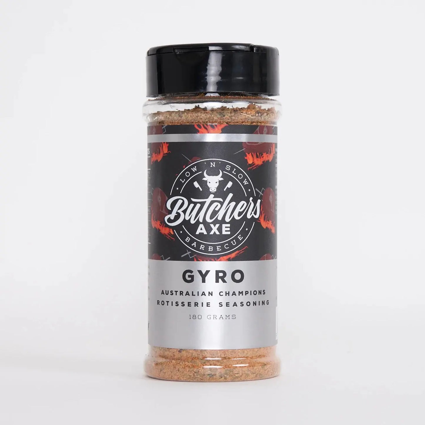 BUTCHERS AXE BBQ GYROS ROTISSERIE SEASONING 180G - Horizon Leisure