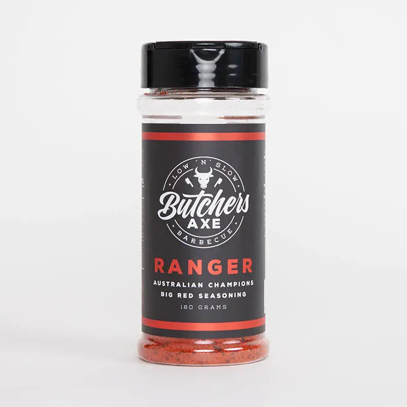 BUTCHERS AXE BBQ RANGER RED RUB 180G - Horizon Leisure